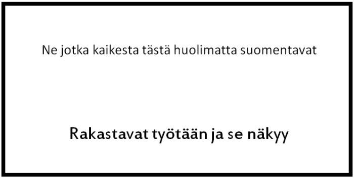 rakastavat työtään